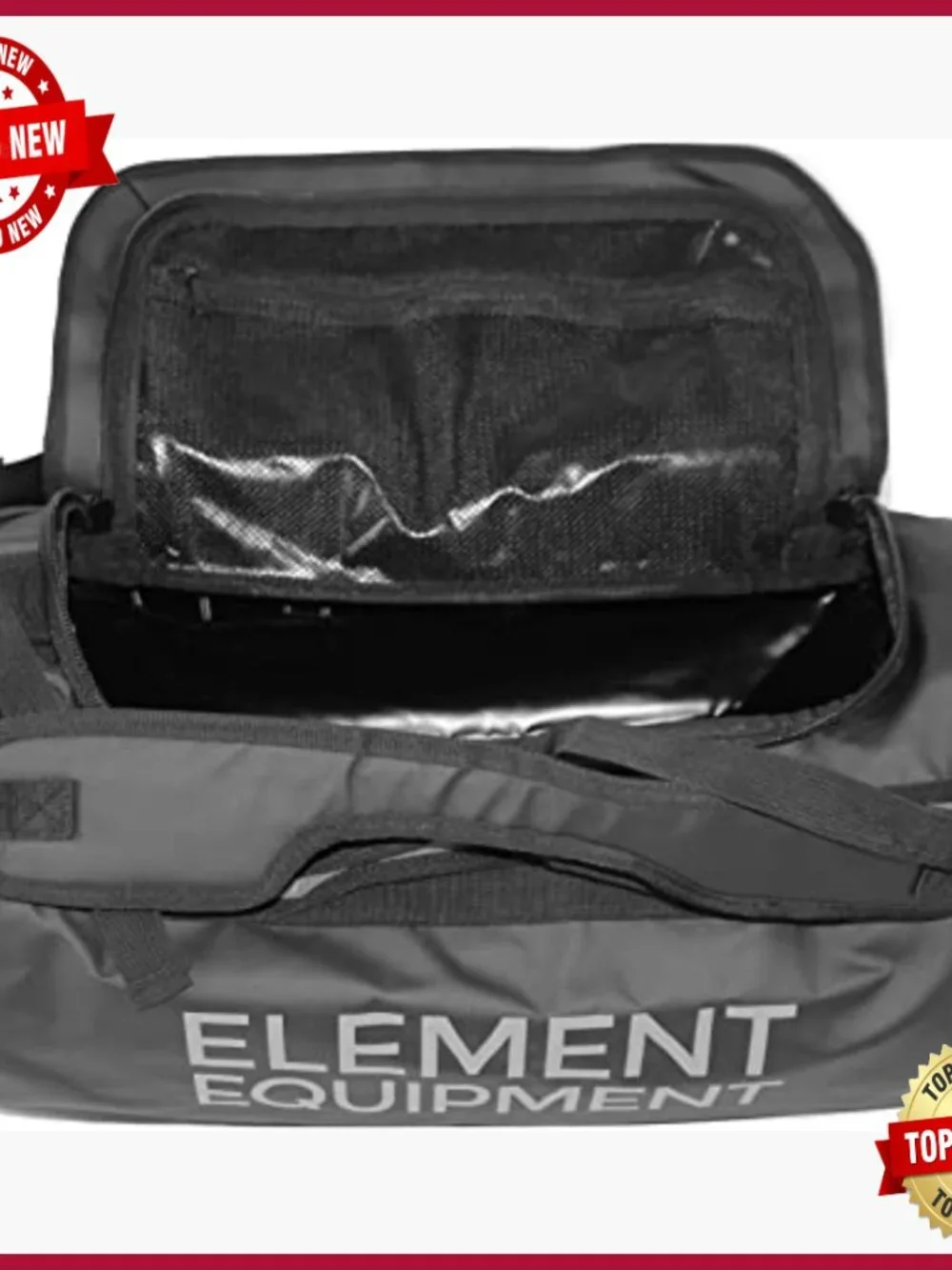 Waterproof Travel Duffel Bag with Shoulder Straps, 51L Medium Size